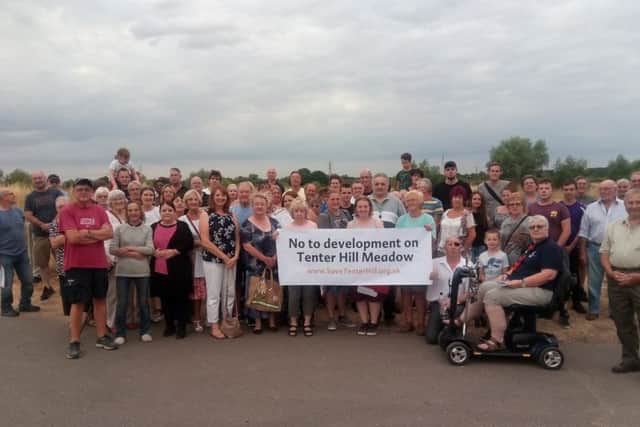 Campaigners gathered last year