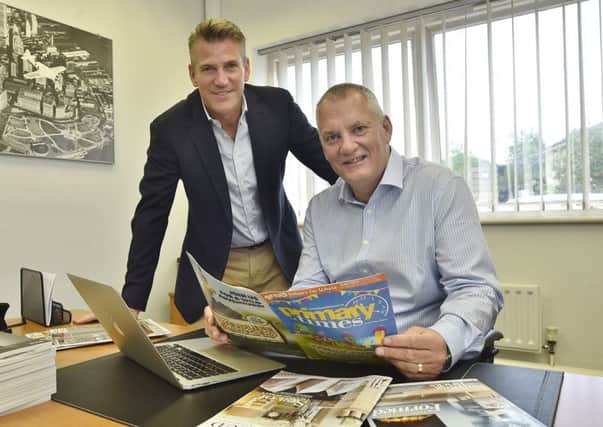 Robert Nesbet, chief executive, and Chris Pennock, managing director, of publishers Media One.   EMN-180821-215256009