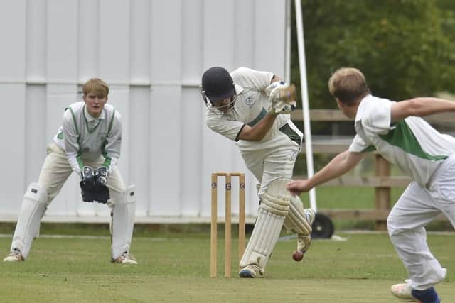 Ross Keymer in action.