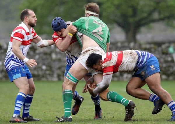Action from the Lions' last National League game against Wharfedale. Picture: Mick Sutterby