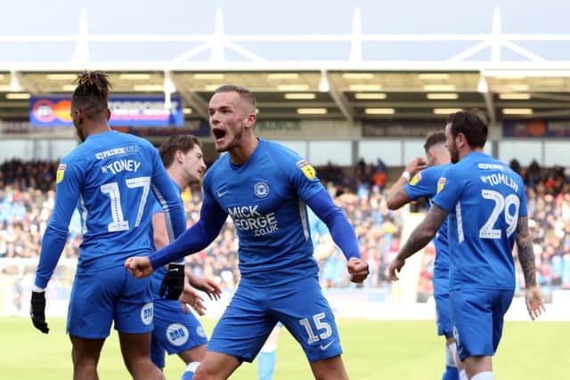 Joe Ward made 52 appearances and scored five goals for Posh in 2018-19