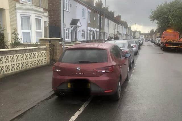 Driver was using a 3rd party extension on another car to insure his own, which isn't allowed. Car seized