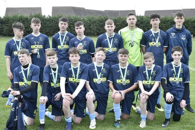 PFSDF Under 15 Cup runners-up FC United Hammers.