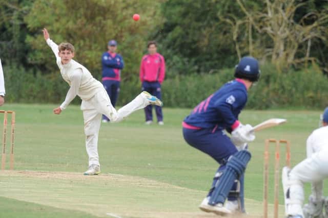 Harrison Craig bowled well for Cambs at Bretton Gate.