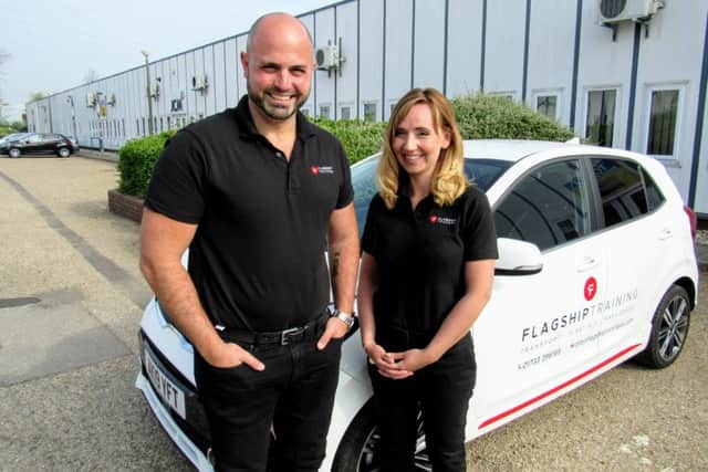 Flagship Trucks's Peter Rushmer and Maggie Rushmer.