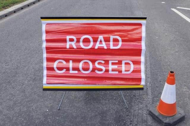 Road closed