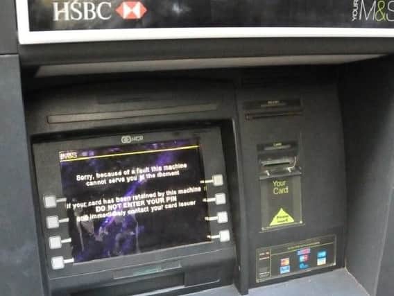 There are now fewer cash machines in Peterborough