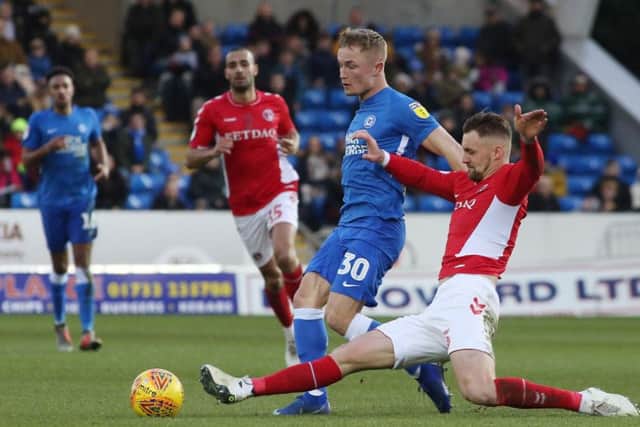 Appearances: 11. Goals: 0. On-loan midfielder who suffered when Posh changed manager. Disappeared when Posh started their late run for the play-offs. 3/10.