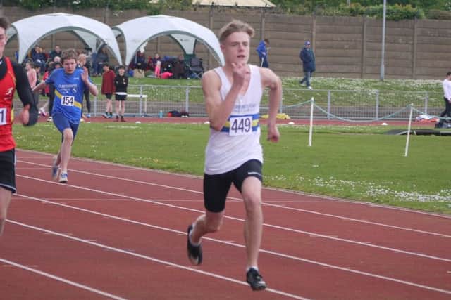 Cody Roe wins for Nene Valley Harriers.