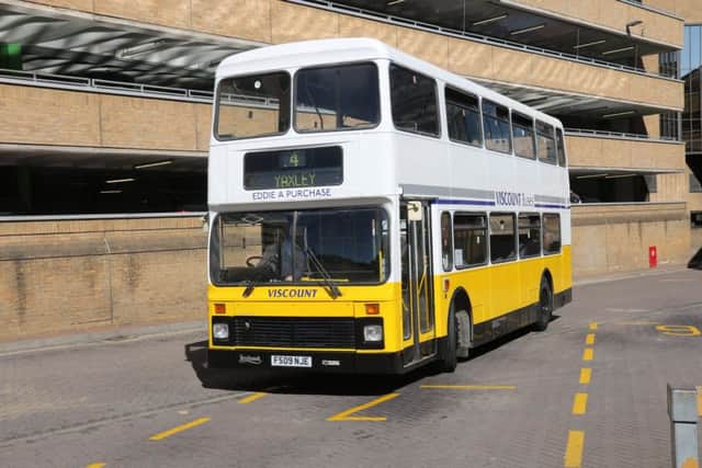 The Leyland Olympian double decker