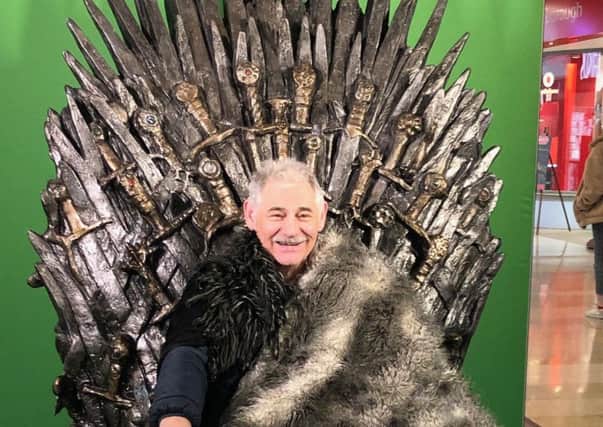 Harry Traynor, assistant director at Queensgate, on the Iron Throne
