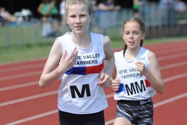 Lottie Hemmings won the Under 15 3000m.