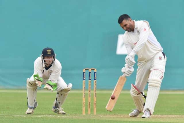 Ajaz Akhtar hit 85 as Cambs beat Hunts in a National over 50s game.