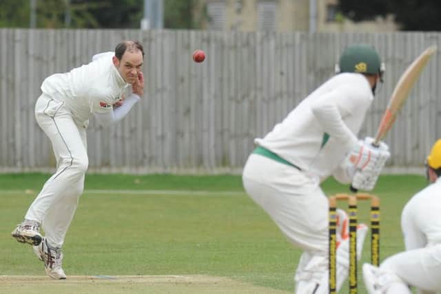 Richard Kendall claimed 2-36 from 15 overs for Peterborough Town at Old Northamptonians.