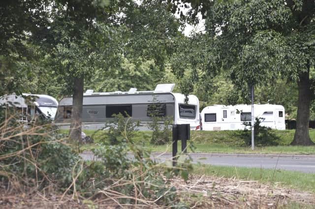 A previous traveller encampment in Orton Goldhay
