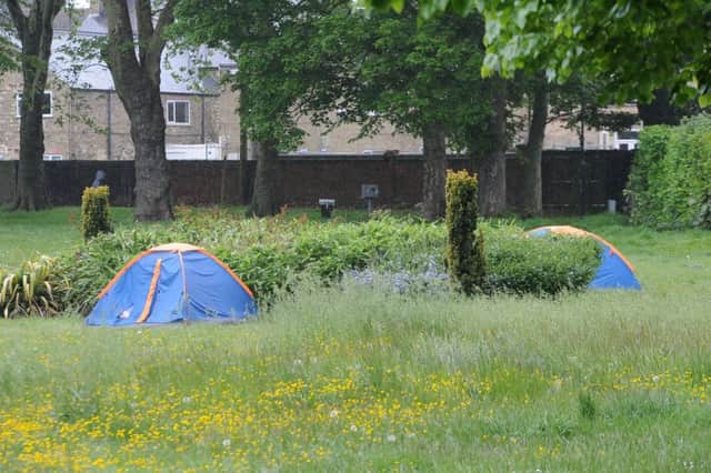 People living in tents at Stanley Rec EMN-190519-082315009