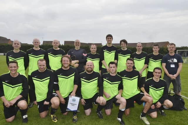 The Stamford United team beaten in a Veterans Plate Final. Photo: David Lowndes.