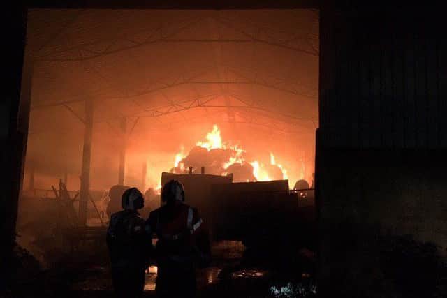 The fire in Chatteris. Photo: Cambridgeshire Fire and Rescue Service