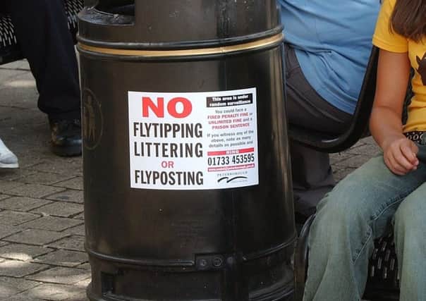 Action has been promised over fly-posting