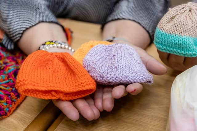 The hats which have been donated
