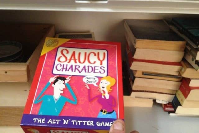 A game found in Stewart's office