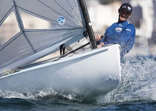Giles Scott in action. Picture: Lloyd Images/RYA