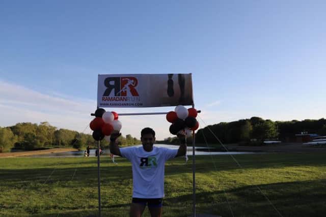 Tariq Mahmood completed a marathon while fasting for Ramadan