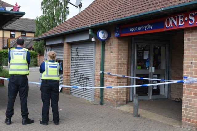 Police at the Parnwell Centre