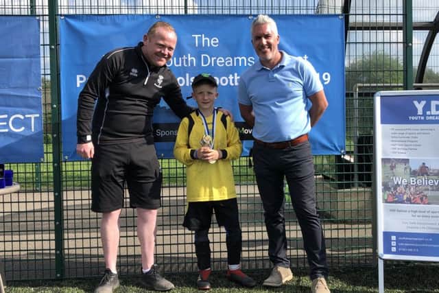 The best goalkeeper of the tournament was Ewan Davies of the William Law School.