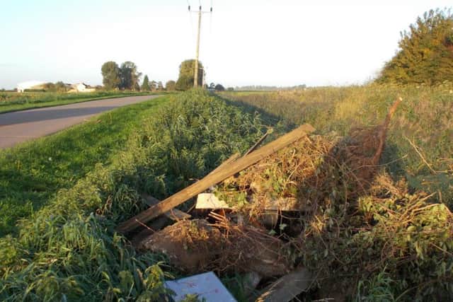 The fly-tipping from Gene Catt