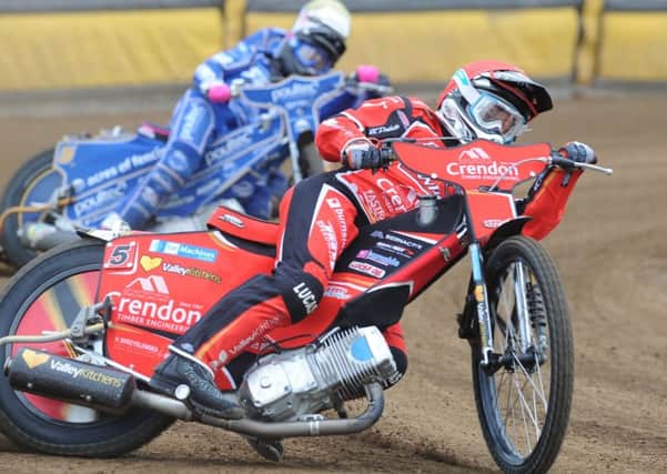 Peterborough Panthers rider Rohan Tungate struggled in Glasgow.