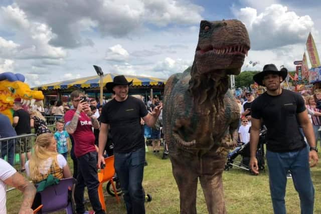 The Jurassic park experience event at the Embankment. Photo and video from We Love Peterborough