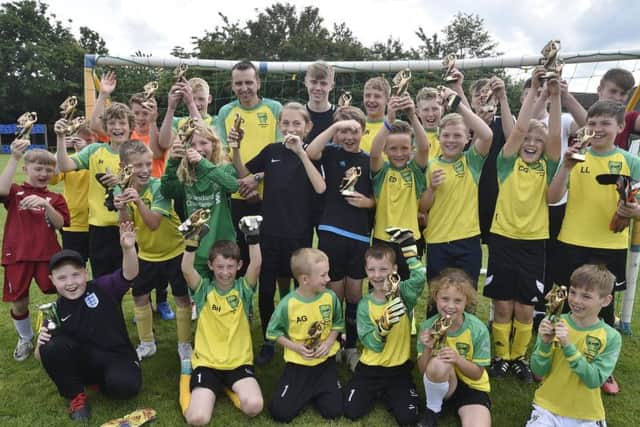 Club GK Goalkeeping School members all received an end-of-season award.