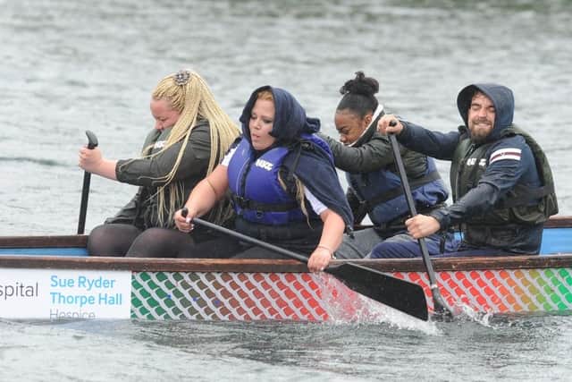 Dragon Boat racing 2019 at the PCRC Rowing course, Thorpe Meadows. EMN-190906-164722009