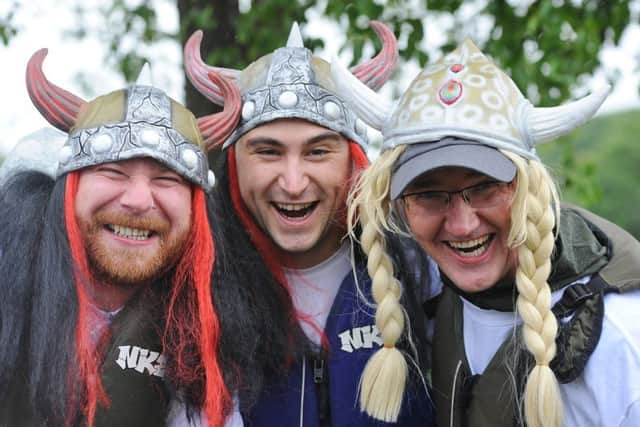 Dragon Boat racing 2019 at the PCRC Rowing course, Thorpe Meadows. The Fenmarc  warriors EMN-190906-164732009