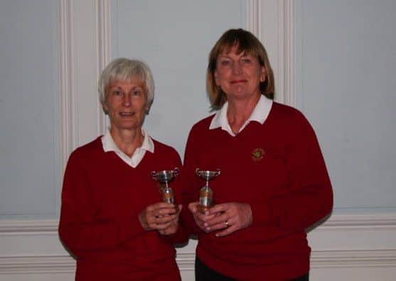 Elton Furze pair Sue Pawson and Pauline Hurley won the Northamptonshire County Fourball Betterball Championship.