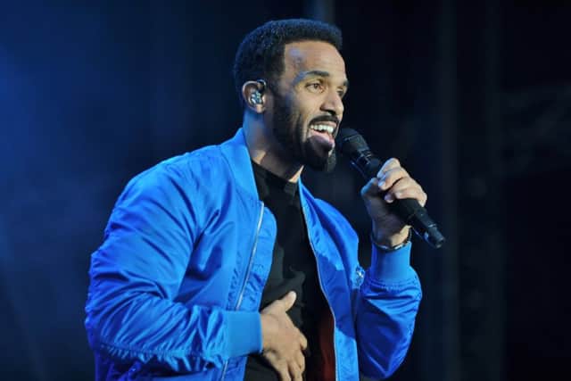Craig David concert at the Weston Homes Stadium, London Road.
