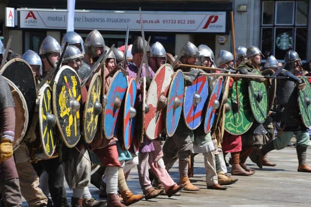 Peterborough Heritage Festival 2019. Viking warriors