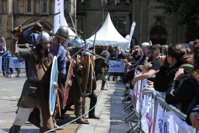 Peterborough Heritage Festival 2019. Viking warriors