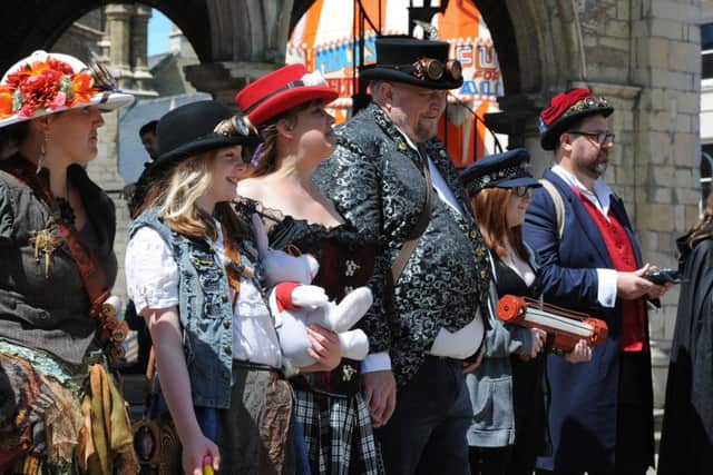 Peterborough Heritage Festival 2019. Steam Punk enthuiasts EMN-190616-214012009