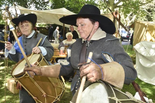 Peterborough Heritage Festival 2019. Lorraine Flett - a Pickering Regiment drummer EMN-190616-214107009