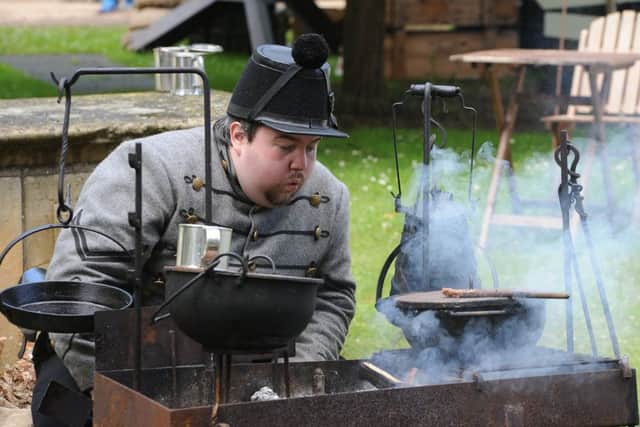 Peterborough Heritage Festival 2019. Matthew Plumridge, a member of the mid-Victorian militia EMN-190616-214129009