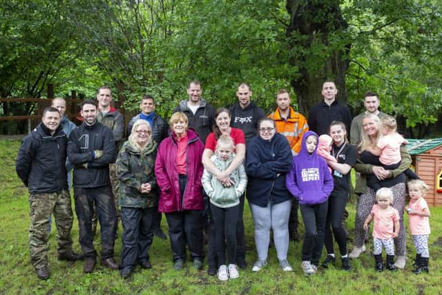 The team from 1ELS, Little Miracles and Willow Tree Services