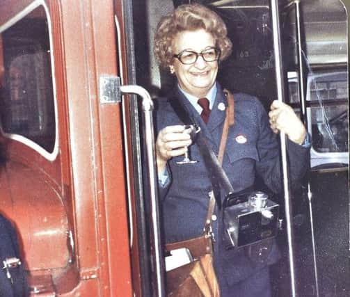 Former bus conductor  Dorothy Robinson who passed away last week.