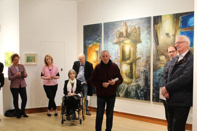 The Graham Crowley exhibition launch.