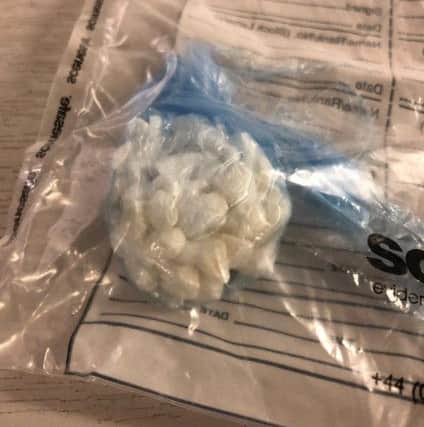 Drugs seized by police