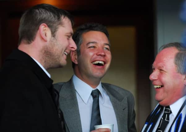 Posh personalities, from left, Darragh MacAnthony, Darren Ferguson and Barry Fry.