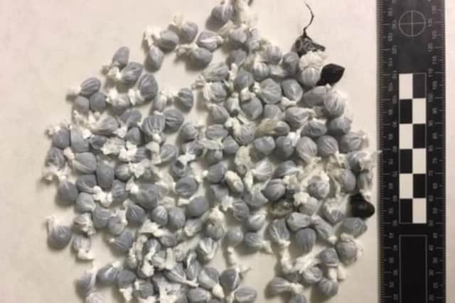 Drugs found in the raid at Southfields Drive