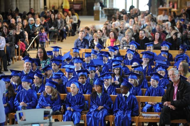 Children's University graduation ceremony at Peterborough Cathedral EMN-190613-175502009