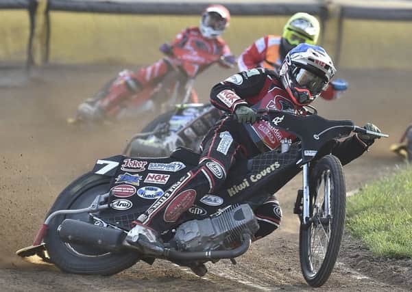 Ricky Wells in action for Panthers against Swindon.